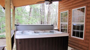 Cabin, Multiple Beds (River Escape) | Outdoor spa tub - River Escape (Townsend)