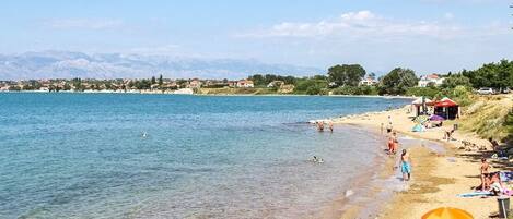 Accommodatie ligt op het strand