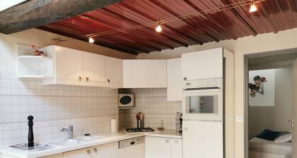 Maison 75m2 climatisée + garage, tout confort, située centre médiéval Cahors.