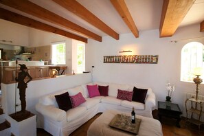 Fernseher, Kamin