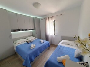 2 slaapkamers, internet, beddengoed