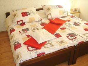 1 室のベッドルーム、アイロン / アイロン台、インターネット、ベッドシーツ