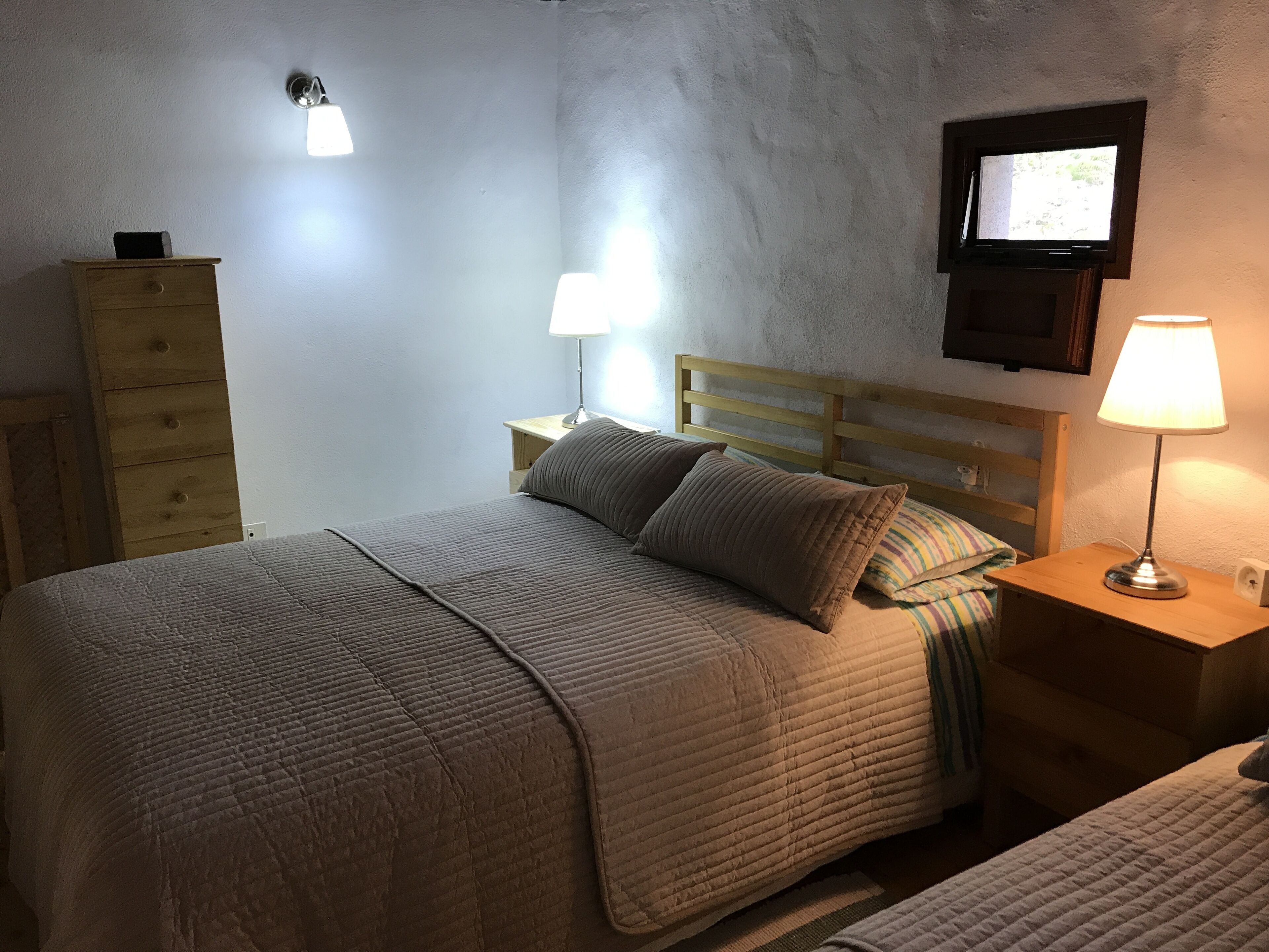 1 bedroom, desk, soundproofing, iron/ironing board