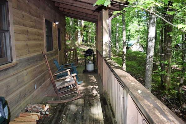 Cabin, 1 King Bed (The Poplar) | Balcony view - The Poplar (Townsend)