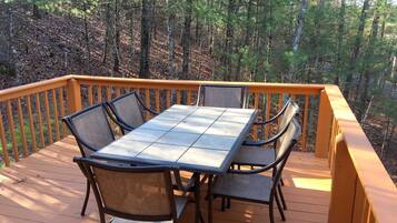 Cabin, 2 Queen Beds (Mountain Bliss) | Balcony view