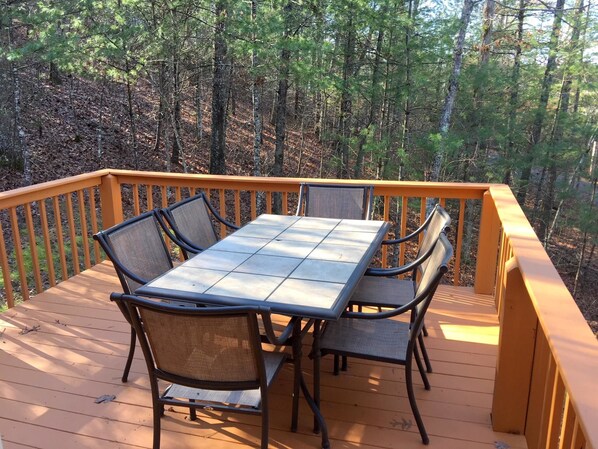 Cabin, 2 Queen Beds (Mountain Bliss) | Balcony view - Mountain Bliss (Townsend)