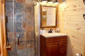 Cabin, 1 King Bed (A View for Two) | Bathroom