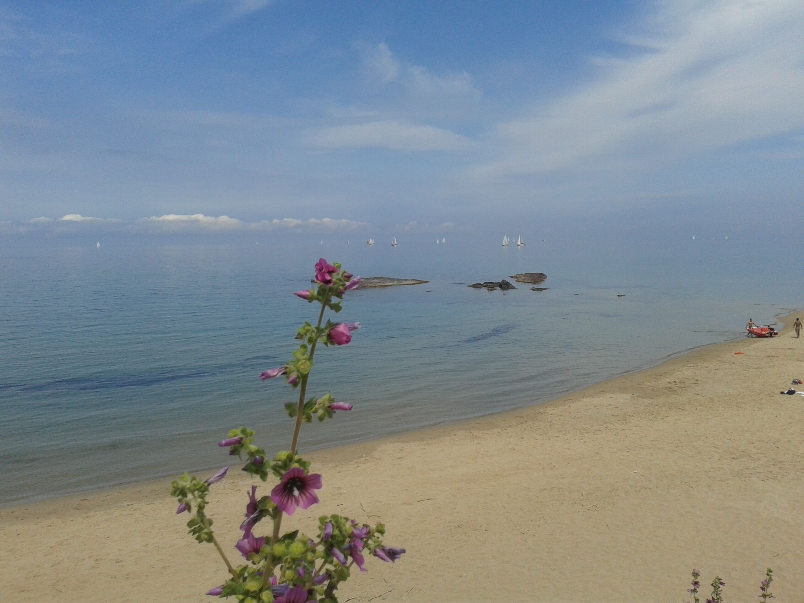 Am Strand, Liegestühle