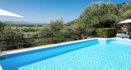 PRIVATER POOL - BAUERNHAUS FATTORIA LA PIEVE - Villa VIGNA
