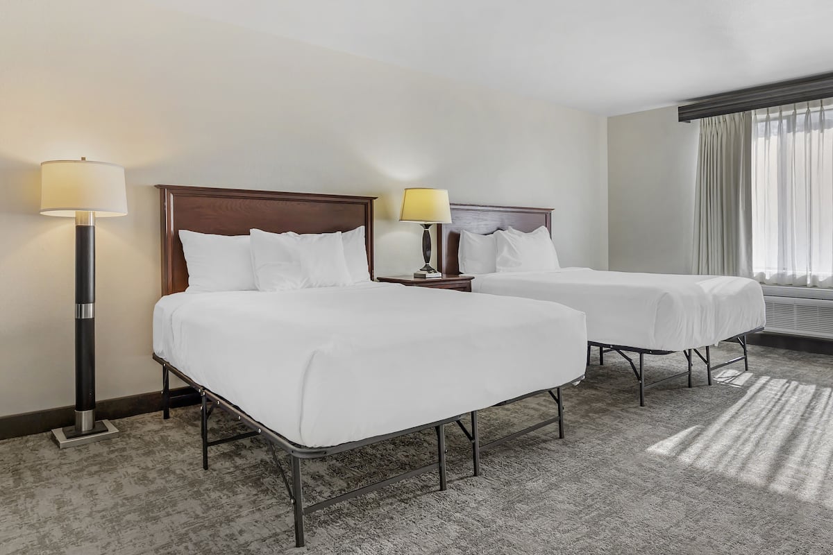 Standard Room, 2 Queen Beds, Accessible, Non Smoking | Desk, blackout drapes, iron/ironing board, free WiFi