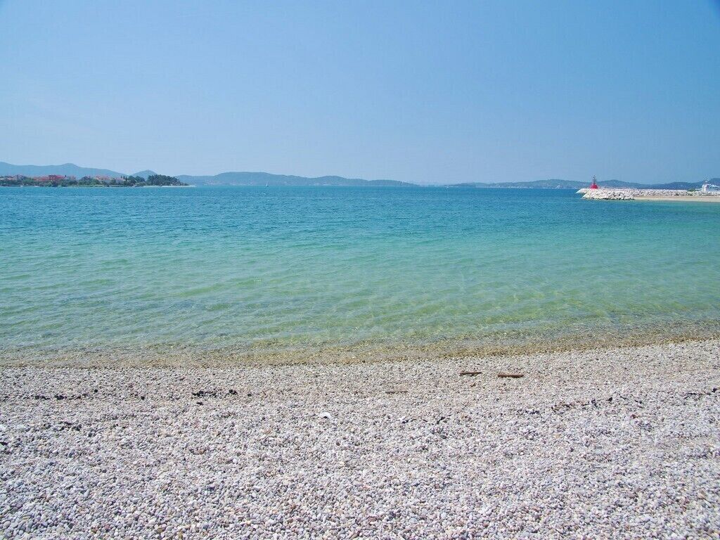 Vlak bij het strand