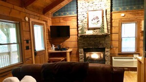 Ferienhütte, 1 King-Bett (Honeymoon Sweet) | Wohnzimmer