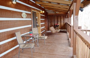 Ferienhütte, Mehrere Betten (Copperline) | Blick vom Balkon