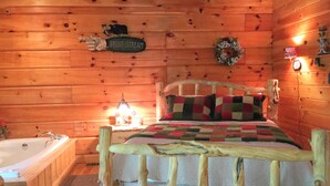Hytte, 1 kingsize-seng (River Bend)