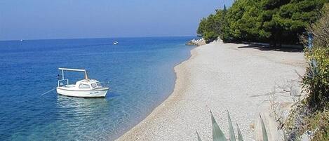 Una spiaggia nelle vicinanze