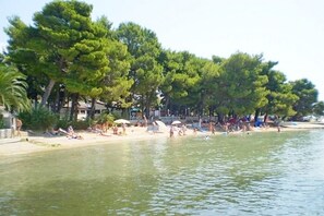 On the beach