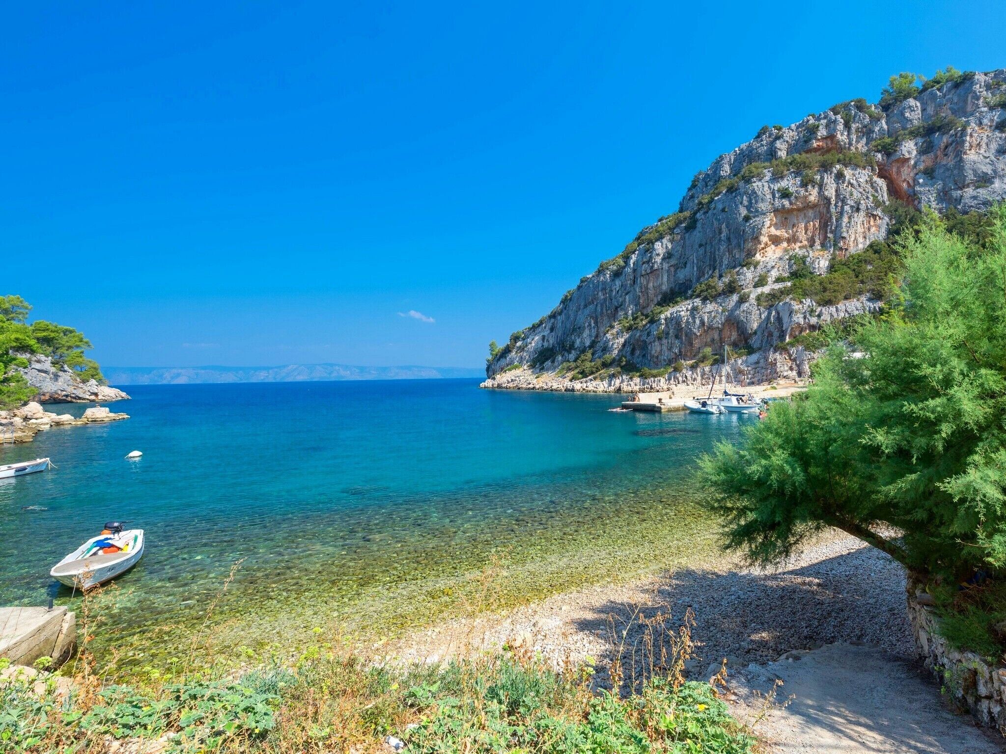 Accommodatie ligt op het strand