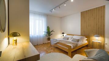 3 makuuhuonetta, internet, vuodevaatteet