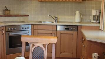 Kühlschrank, Ofen, Herdplatte, Geschirrspüler