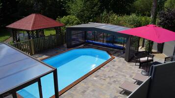 Piscine couverte, piscine chauffée