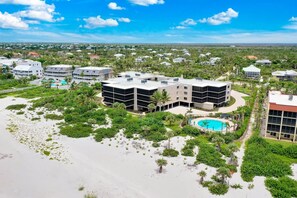 Exterior - Atrium #201 | 3/3 beachfront Sanibel vacation rental condo (Sanibel)