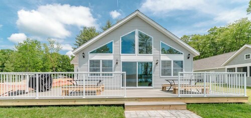 Expansive Lakefront Home with Private Dock