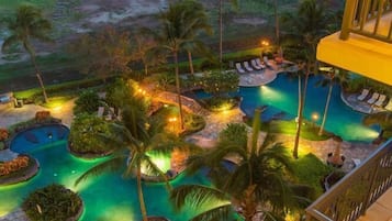 Suite, Multiple Beds (Suite with Sea View) | Balcony view