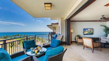 Suite, Multiple Beds (Suite with Sea View) | Balcony