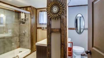 Shower, hair dryer