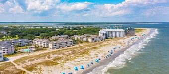 Direct Oceanfront w/ Views! Pool Access, screened porch - 202B Port O Call