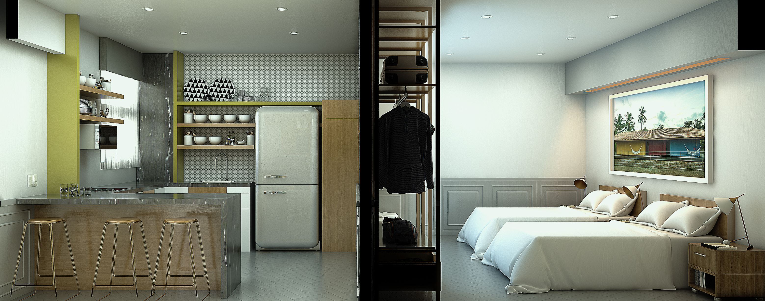 premium suite, 2 bedrooms | 1 bedroom, down duvets, in-room safe, bed sheets