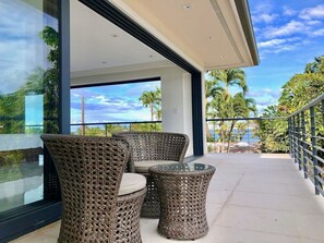Terrace/patio - Springer Estate -overlooking Kaneohe Bay, AC, Pool (Kaneohe)