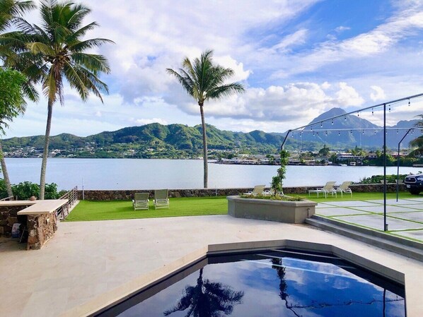 Property grounds - Springer Estate -overlooking Kaneohe Bay, AC, Pool (Kaneohe)
