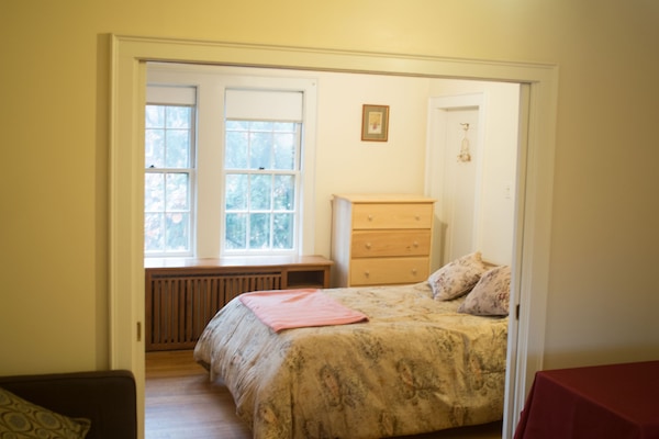 Sleeping area viewed from eating area