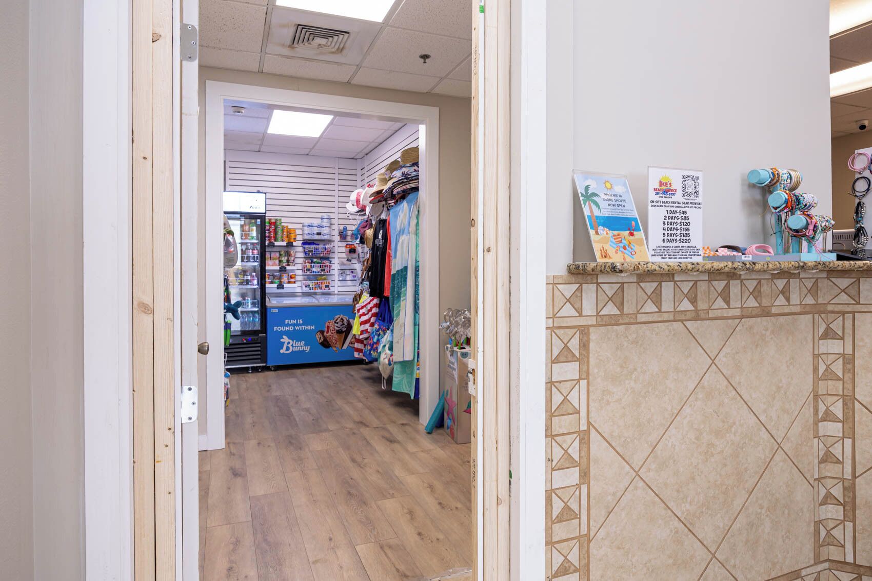 Step into the convenience store for snacks, beach gear, and essentials for your stay at Phoenix III in Orange Beach