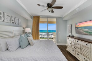 4 bedrooms, iron/ironing board, free WiFi, bed sheets - Azure 218 ~ Massive 4BR/3BA Beachfront Corner Condo ~ Sleeps 12 (Fort Walton Beach)