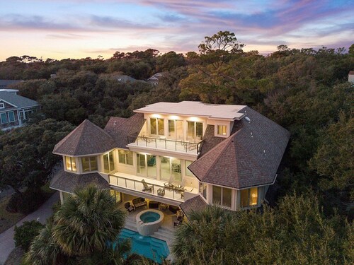 Jaw-Dropping Hilton Head Vacation House w/ Private Pool, Ocean Views!