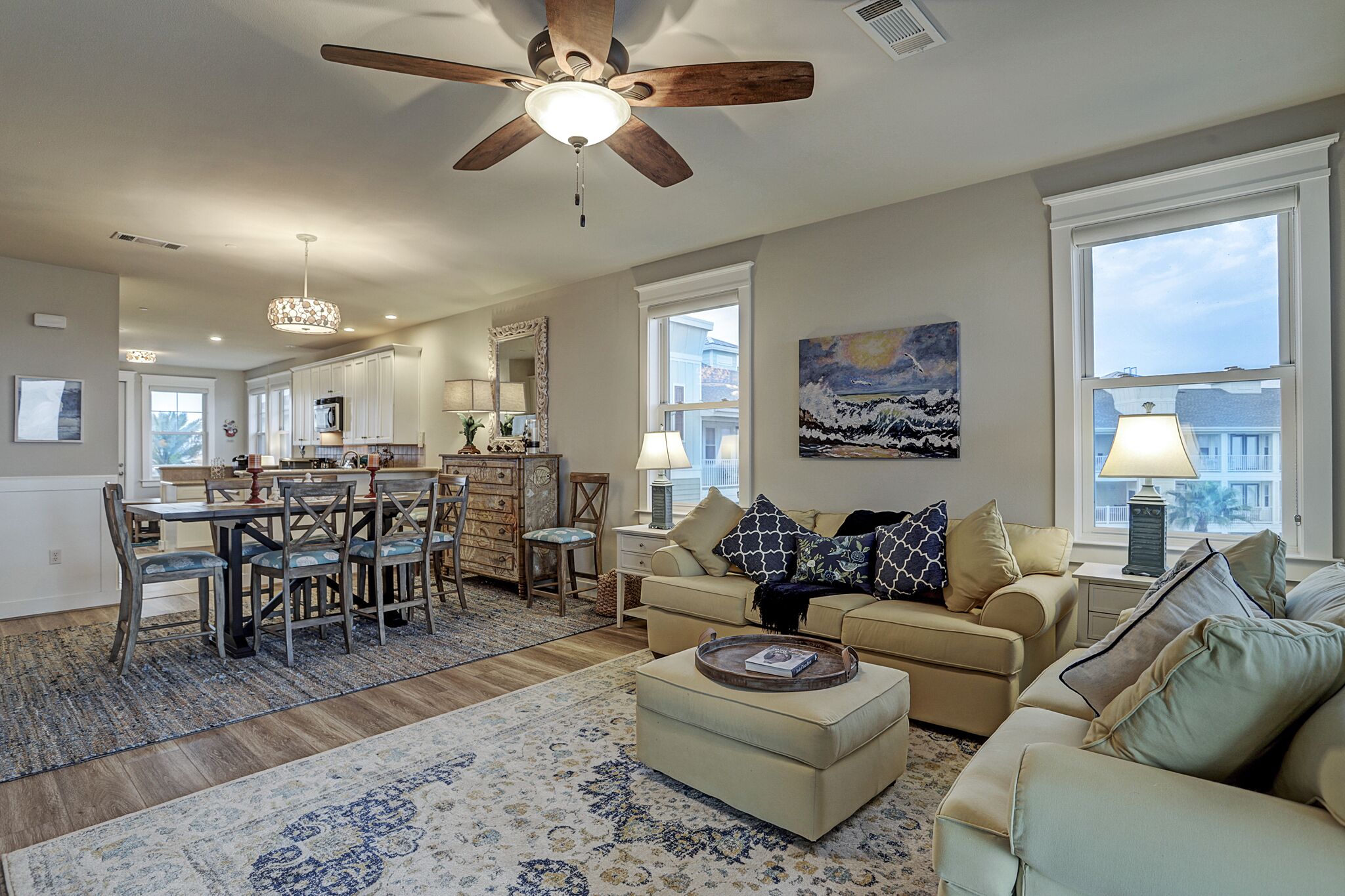 Beachfront at Pointe West. Walk to the beach and the club all just steps away!