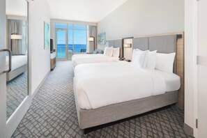In-room safe, blackout drapes, iron/ironing board, free WiFi - SpringHill Suites by Marriott Panama City Beach Beachfront (Panama City Beach)