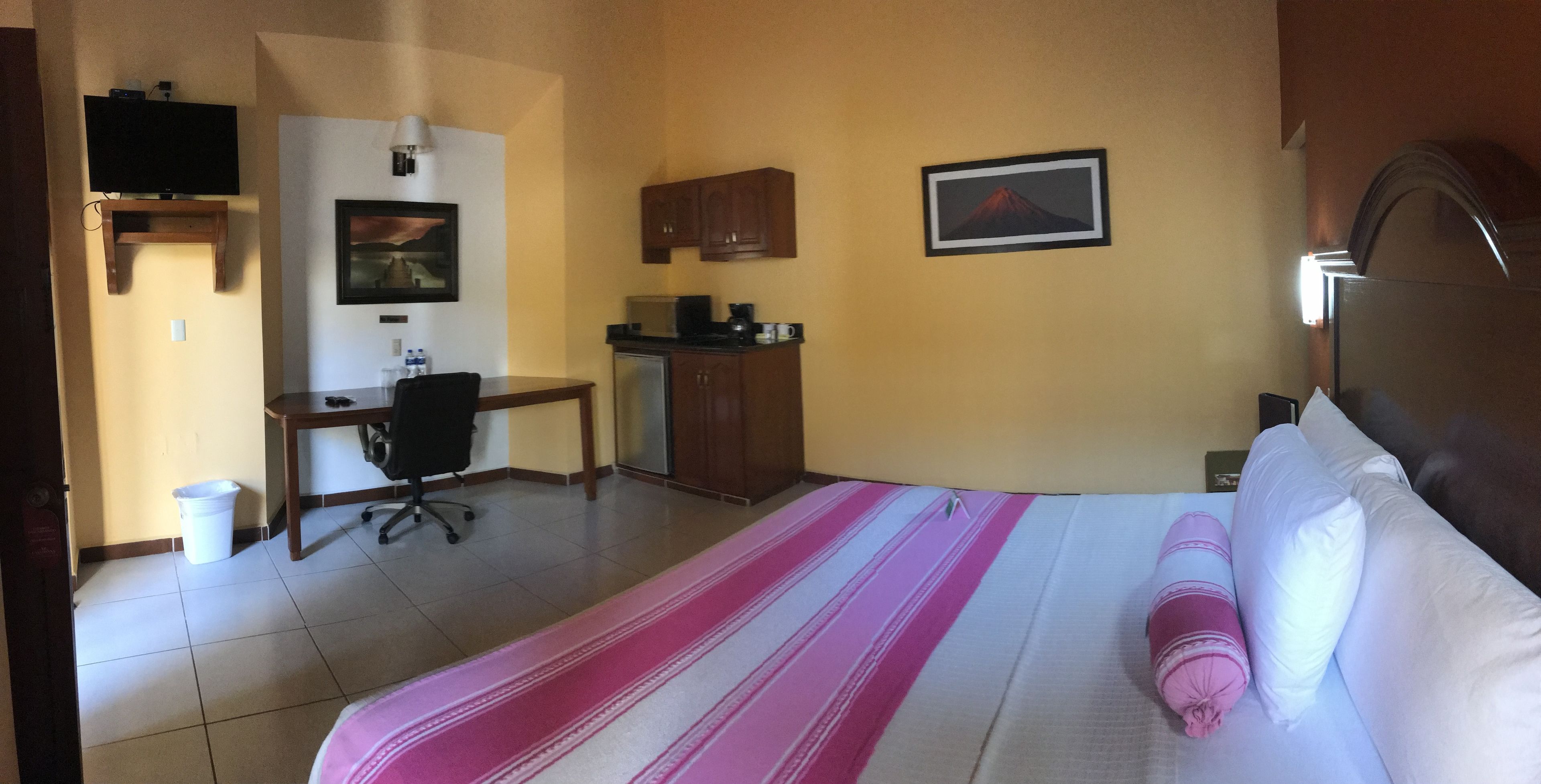 junior suite, 1 king bed, non smoking | in-room safe, desk, laptop workspace, iron/ironing board