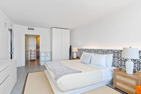 Desk, iron/ironing board, travel crib, WiFi