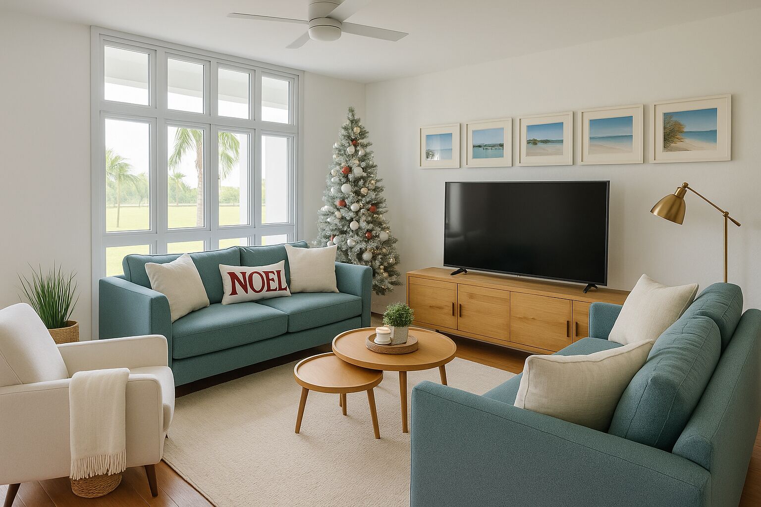 Smart-TV, DVD-spiller, leker og filmbibliotek