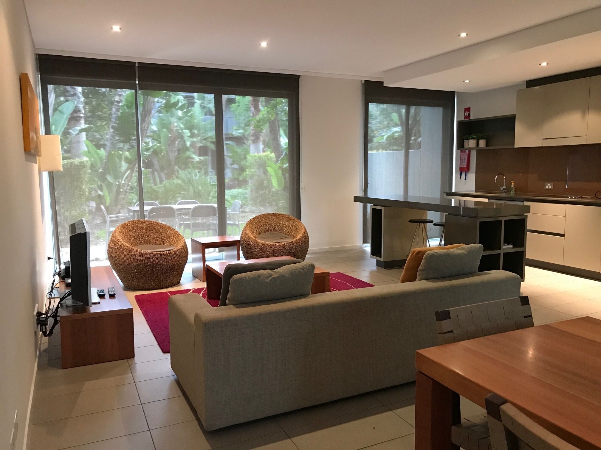 Living/Kitchen area
