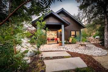 Oversized- over 700 sq. ft. with huge slate walk-in shower