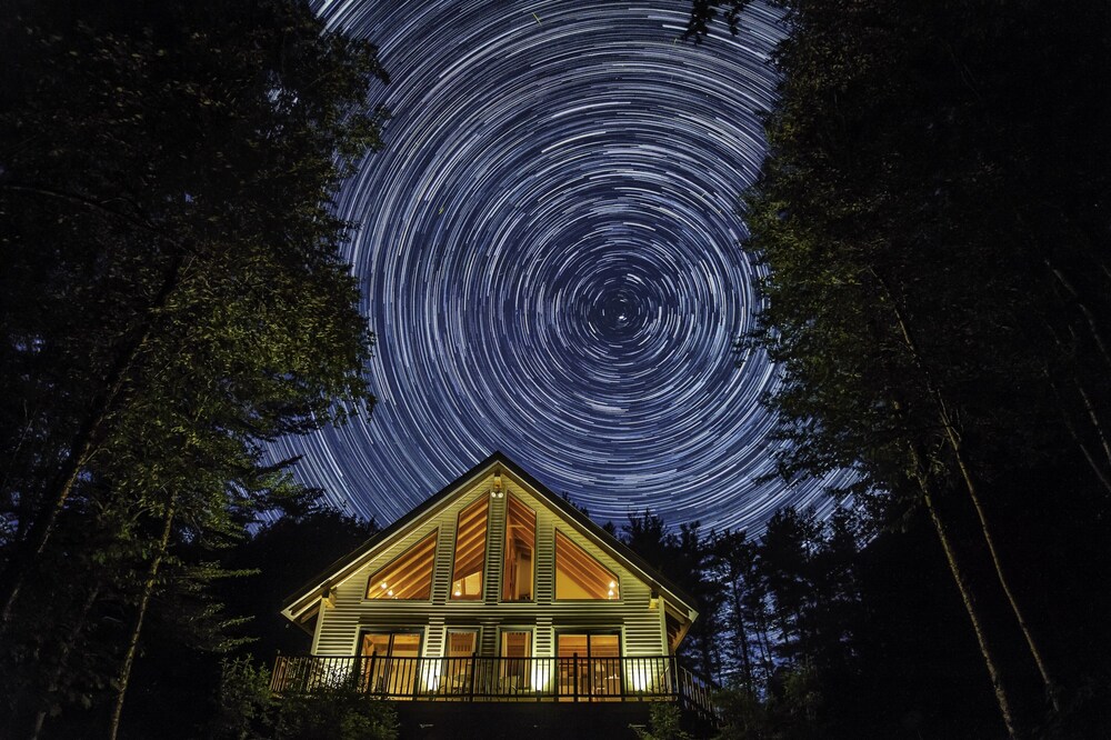 Swiss Chalet Style Timber frame Home In Berkshires With All Modern Conveniences