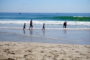 Playa en los alrededores y camastros 