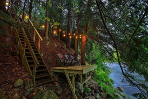 Property grounds - Wilmington Range Log Cabin on the AuSable River (Wilmington)