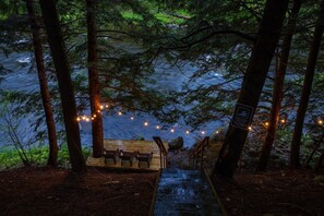 Property grounds - Wilmington Range Log Cabin on the AuSable River (Wilmington)