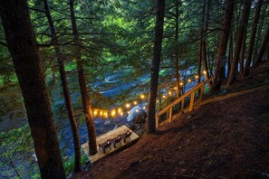 Property grounds - Wilmington Range Log Cabin on the AuSable River (Wilmington)