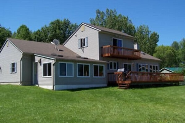 Lake side of the house